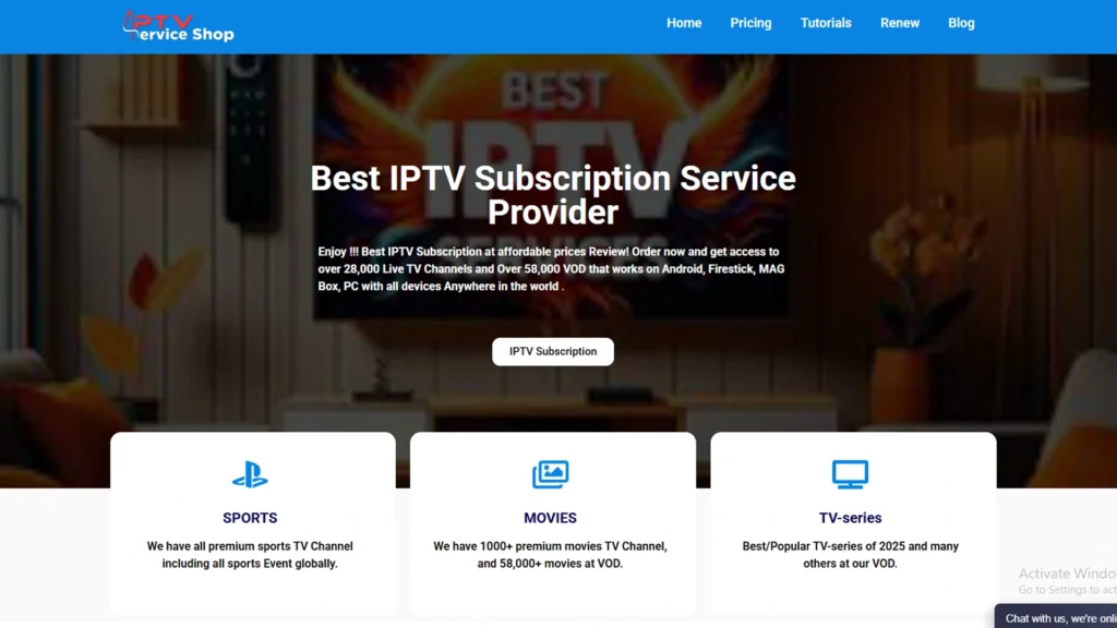 IPTV Service Shop