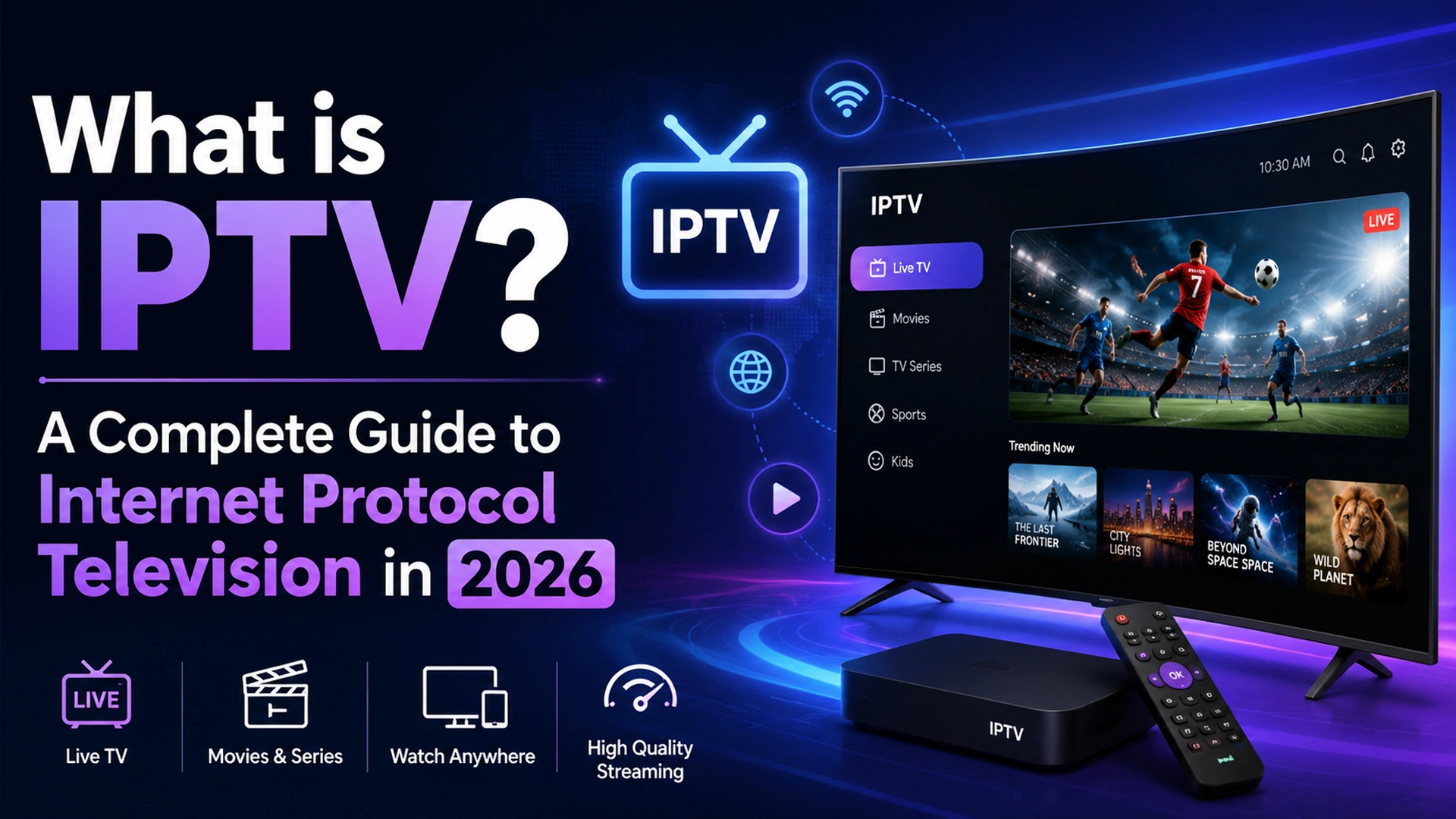 What is IPTV - Complete Guide to Internet Protocol Television in 2026