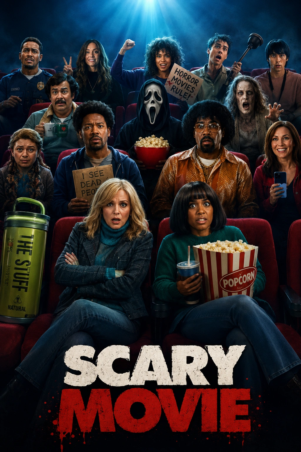 Scary Movie horror comedy film available on IPTV streaming service