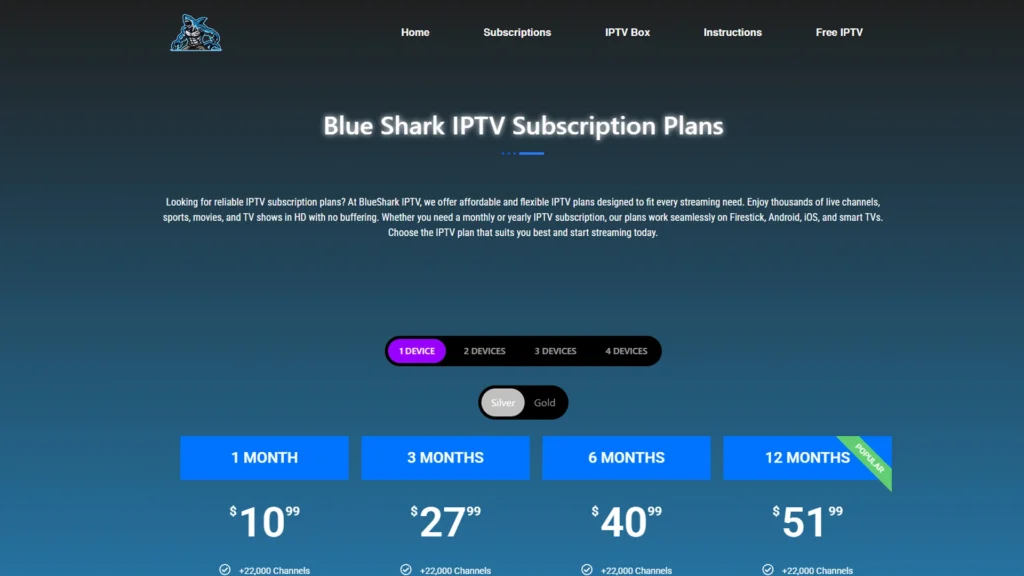 BlueShark IPTV