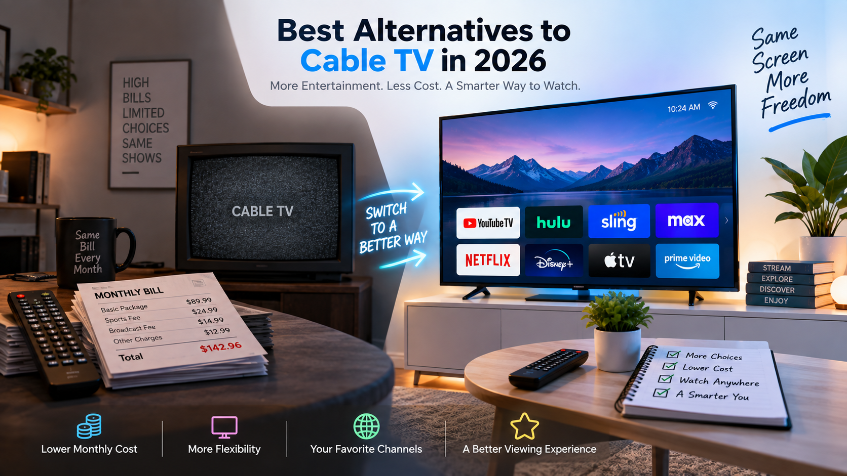 alternatives to cable TV